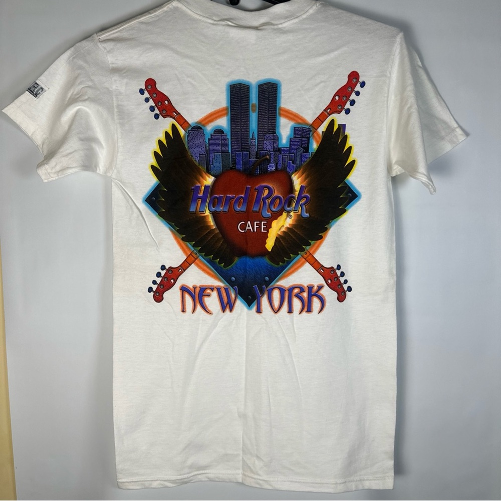 Hard Rock Cafe New York Graphic Tee - White and Multicolor